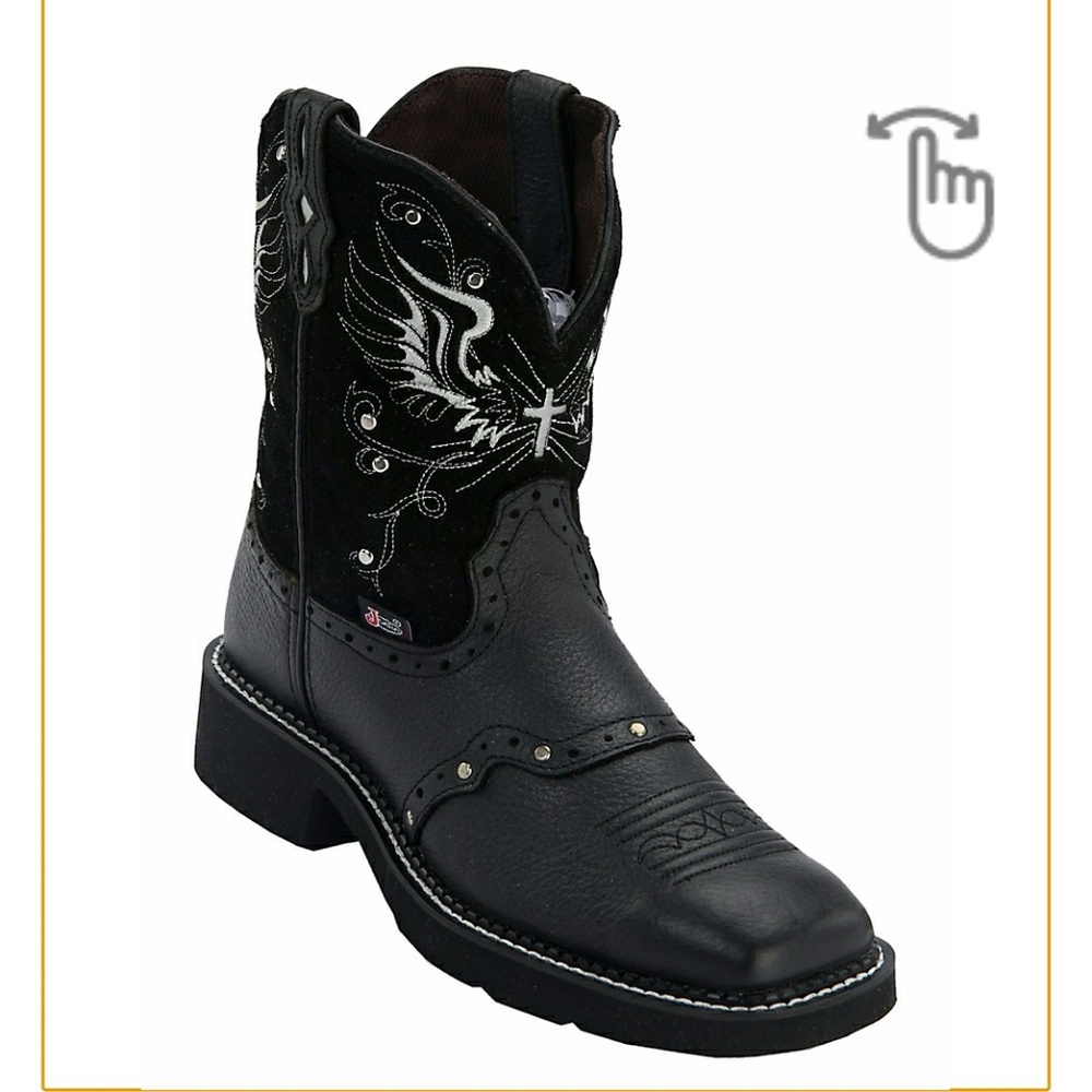 Justin gypsy square toe boots.